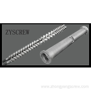 Nitrided Extruder Conical Double Screw and Cylinder